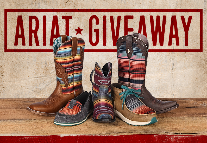 Ariat Fashion Footwear Giveaway 2018 - Cavender's Ranch